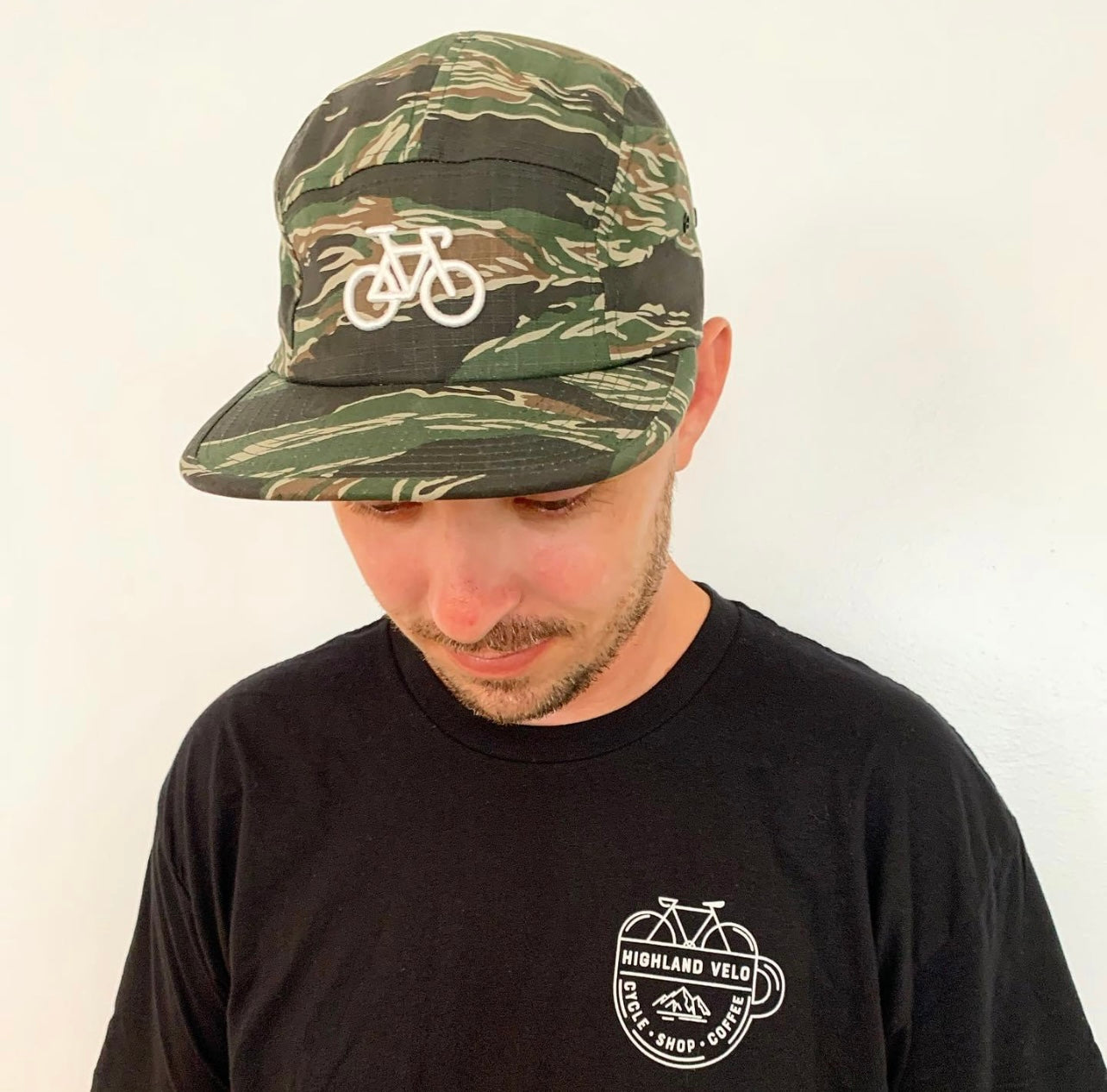 Velo Camo 5 Panel Hat