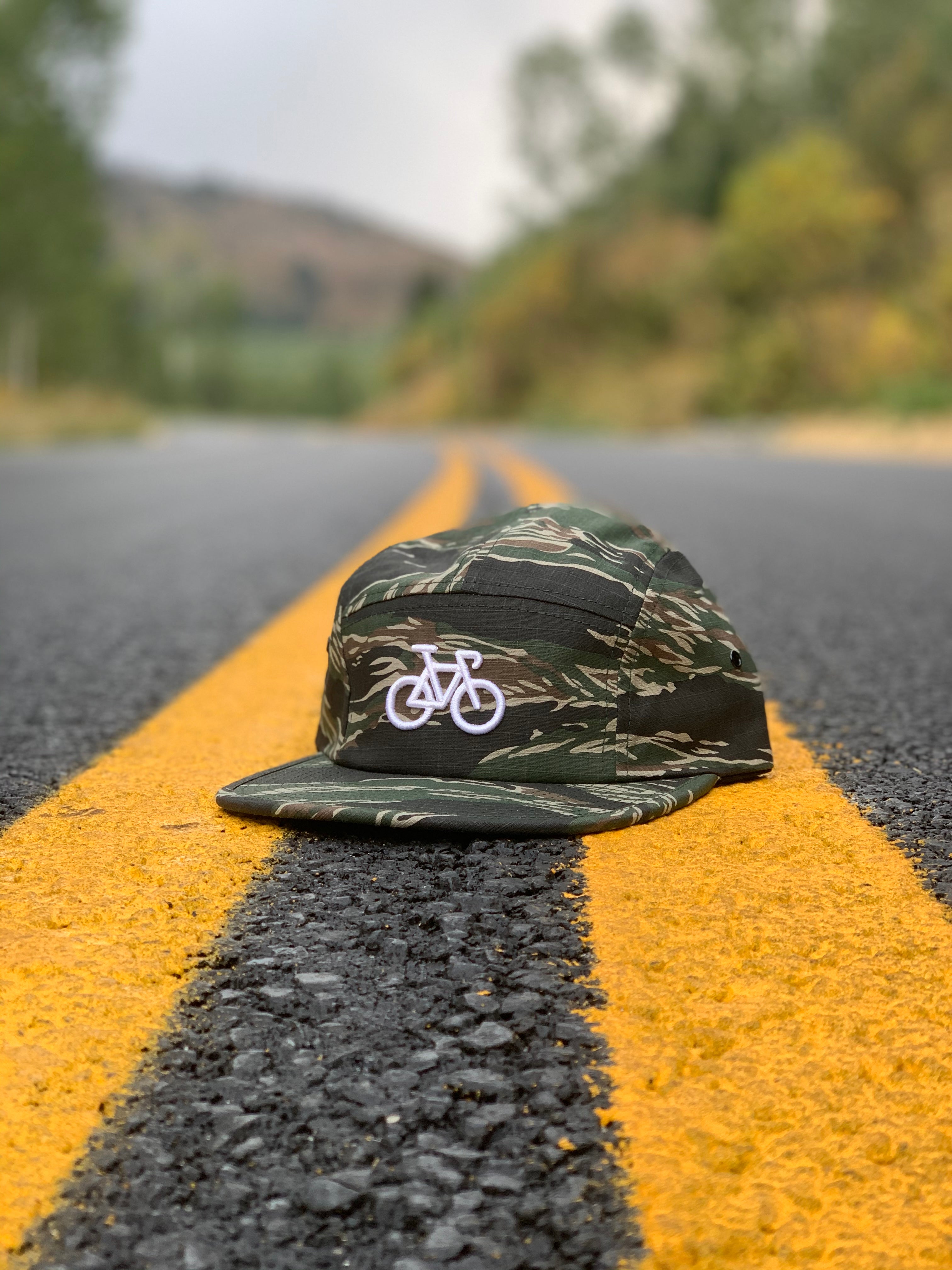 Velo Camo 5 Panel Hat